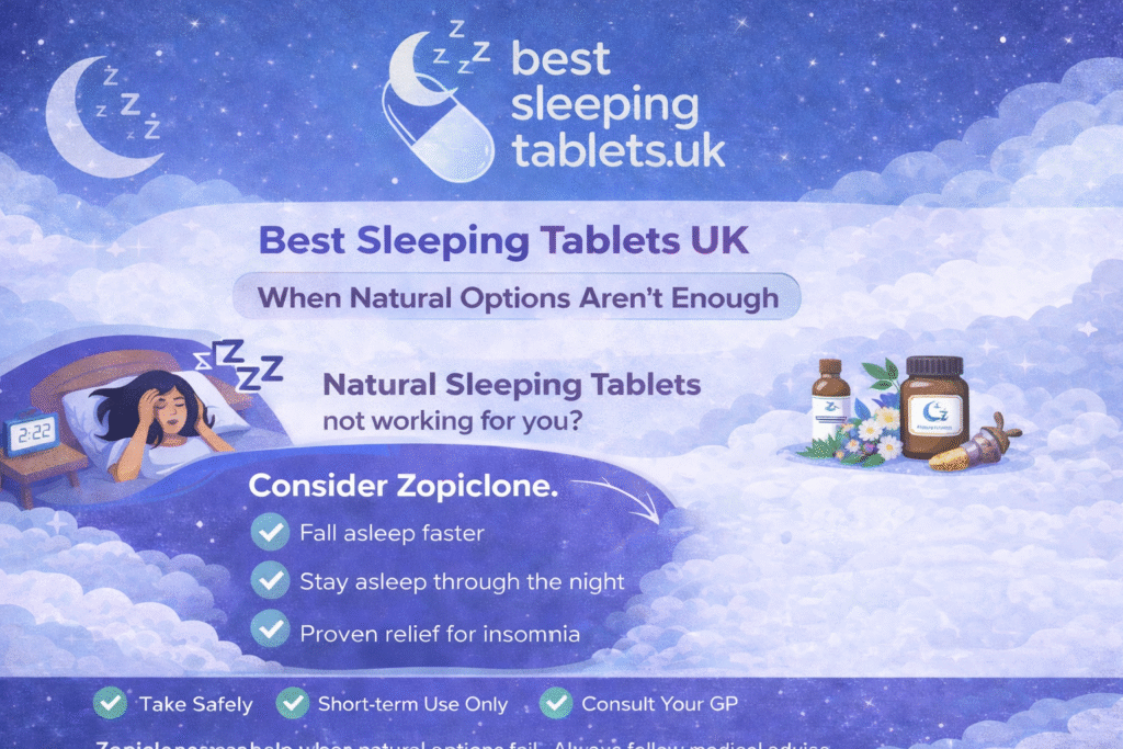 Best Sleeping Tablets UK: When Natural Options Are Not Enough